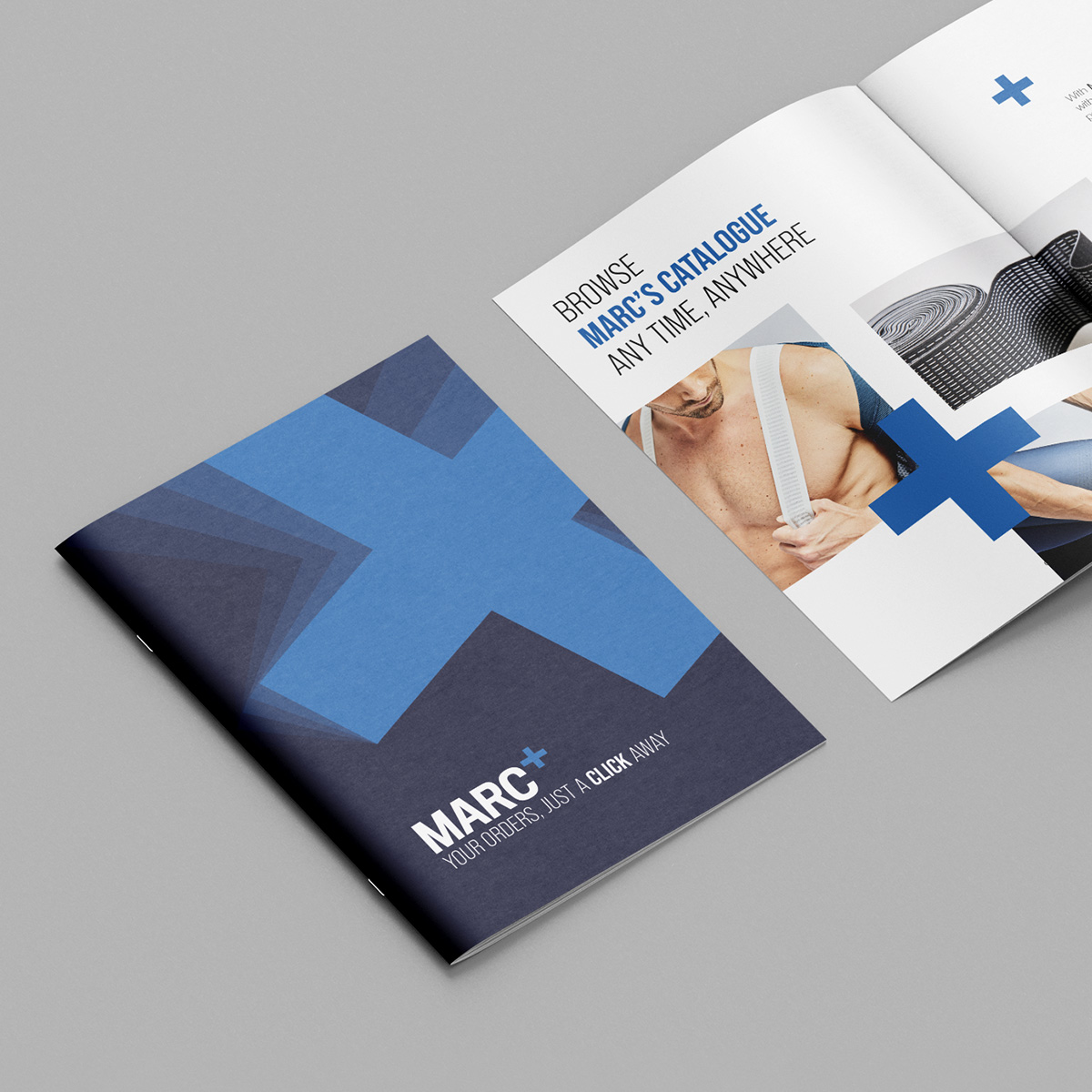 brochure leaflet marc plus vittoria comunica
