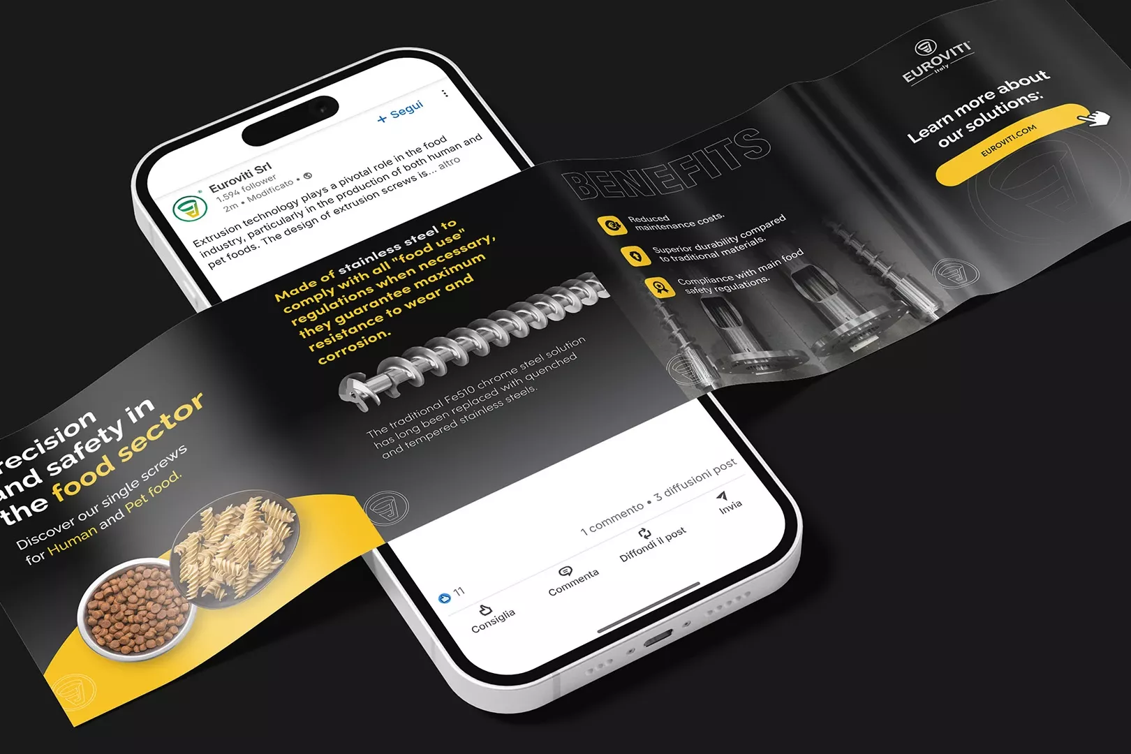 comunicazione b2b viti cilindri estrusione iniezione euroviti vittoria comunica