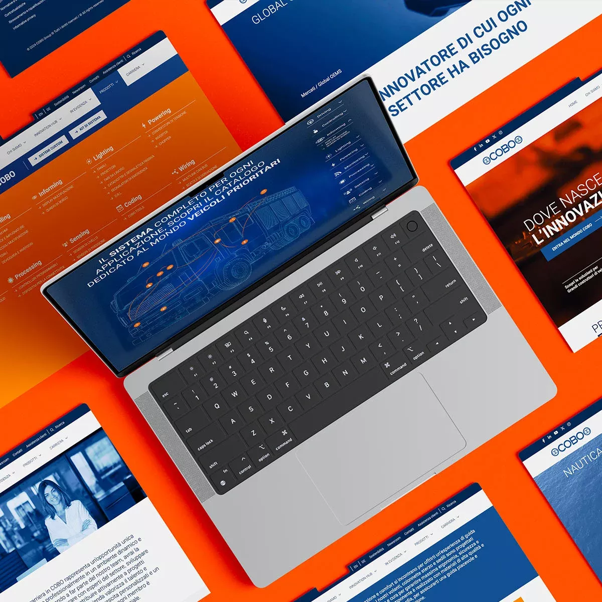 realizzazione sito web cobo group