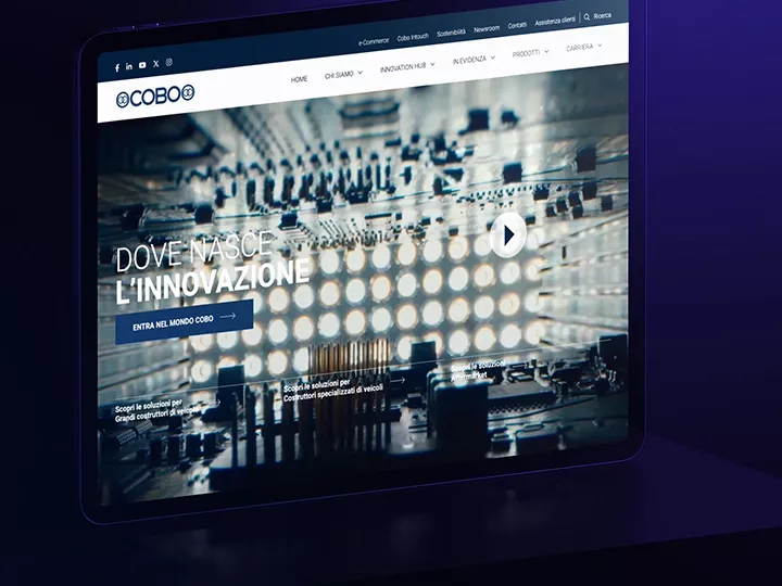 sito web cobo group vittoria comunica
