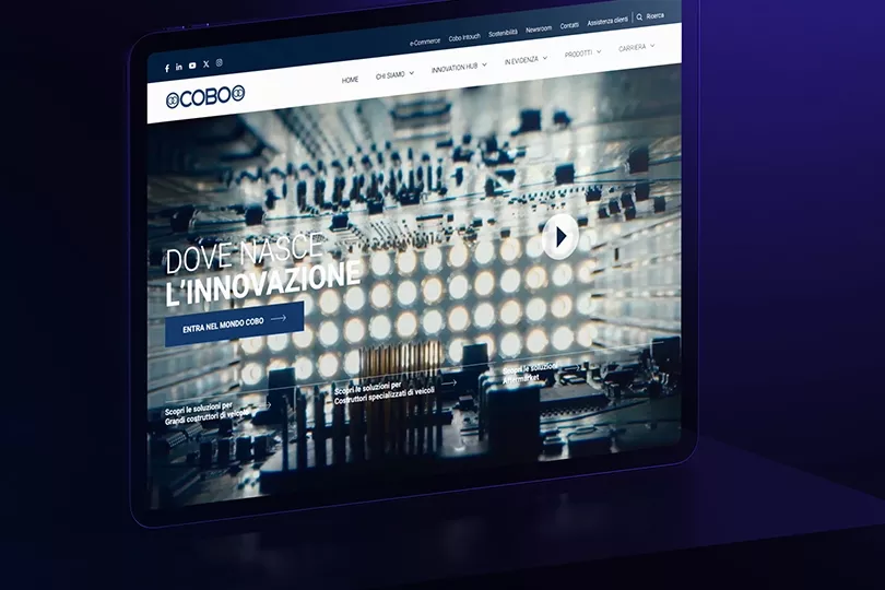 sito web cobo group vittoria comunica