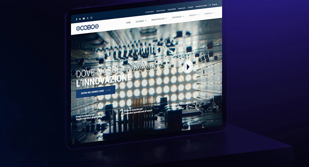sito web cobo group vittoria comunica