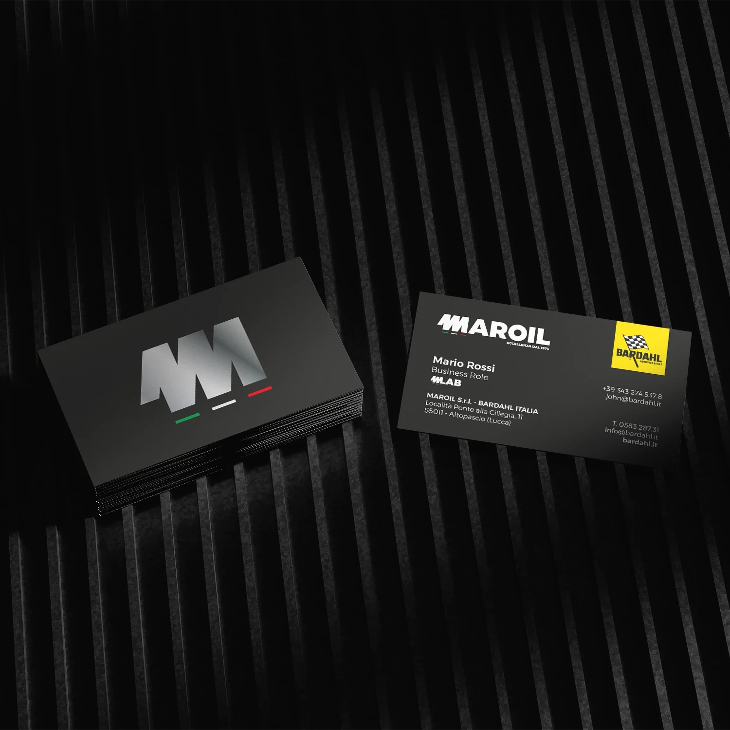 maroil biglietto da visita vittoria comunica